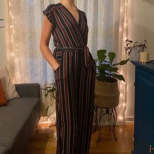 Striped jumpsuit
